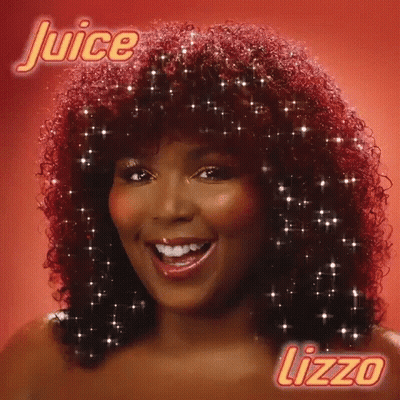 Woman With Red Hair Juice And Lizzo GIF