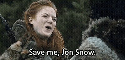 Woman With Red Hair Making Funny Face GIF