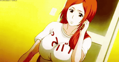 Woman With Red Hair Talking On Phone GIF