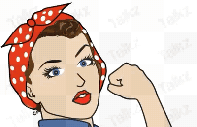 Woman With Red Headband Saying I Am N GIF