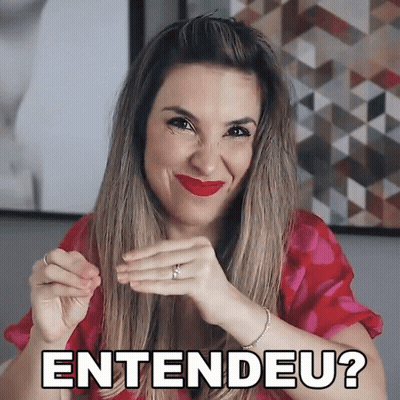 Woman With Red Lipstick And Ring Says Entendeu GIF