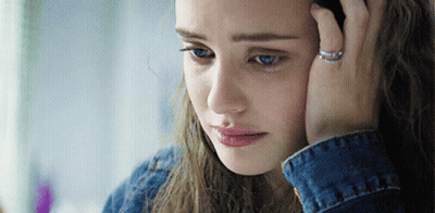 Woman With Ring Covering Face GIF