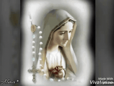 Woman With Rosary GIF