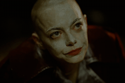Woman With Shaved Head Saying Listen To Me GIF
