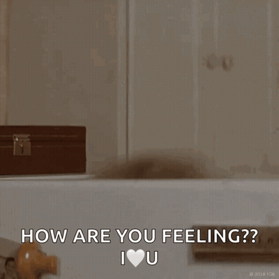 Woman With Shaving Cream Mask Says Hello How Are You Feeling I Love U GIF