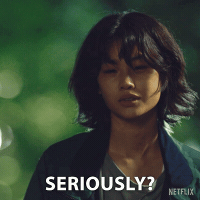 Woman With Short Hair Says Seriously GIF