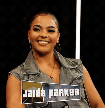 Woman With Sign Saying Jaida Parker GIF