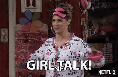 Woman With Sleep Mask Says Girl Ne Talk GIF