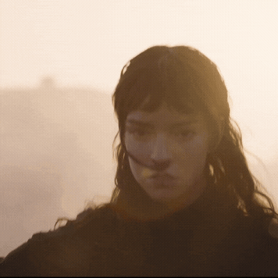 Woman With Sun Shining On Her Face GIF