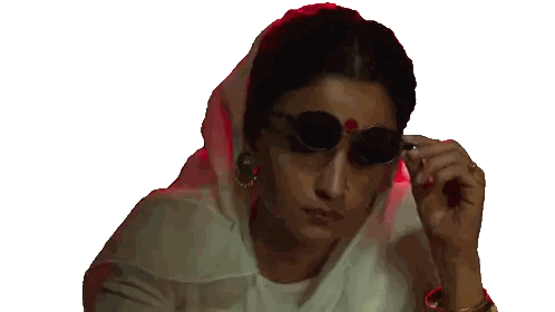 Woman With Sunglasses And Head Scarf Sticker