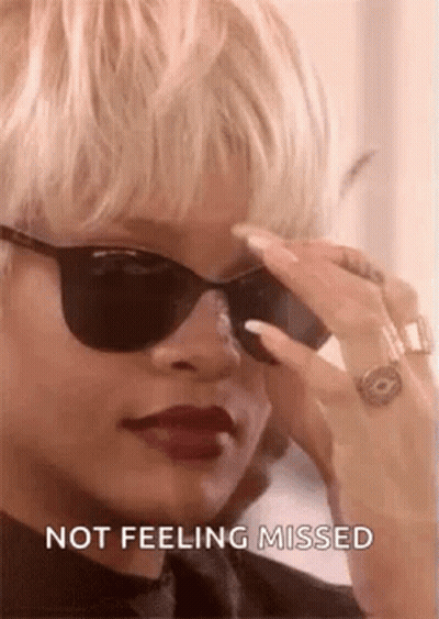 Woman With Sunglasses And Ring GIF