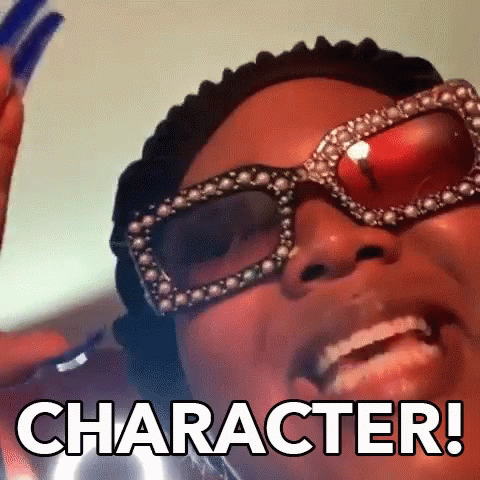 Woman With Sunglasses, Hat, Making Funny Face Saying Character! GIF