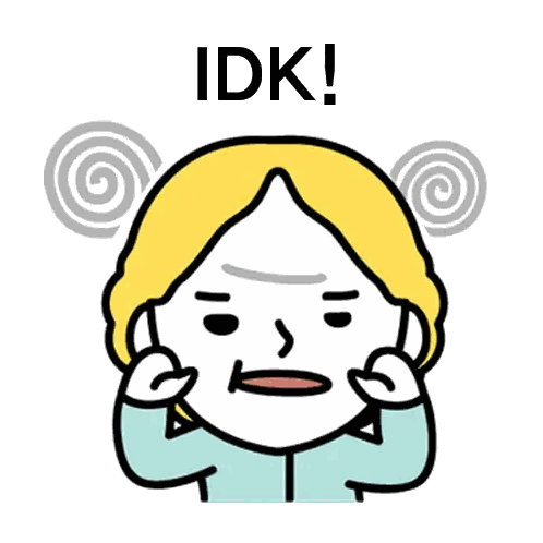 Woman With Swirl And Idk Sticker