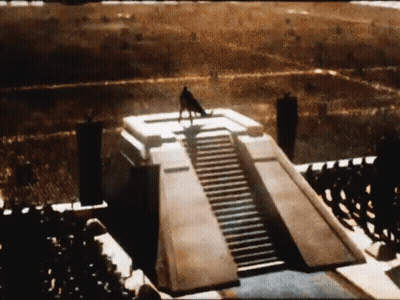Woman With Sword In Mouth Close Up GIF