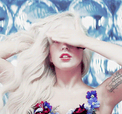 Woman With Tattoo Covering Eyes GIF