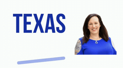 Woman With Tattoo On Arm Smiling Saying Flip The US Senate Texas GIF