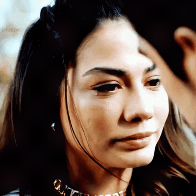 Woman With Tear GIF