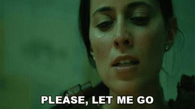 Woman With Tear Says Please Let Me Go GIF