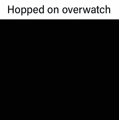 Woman With Text Hopped On Overwatch GIF