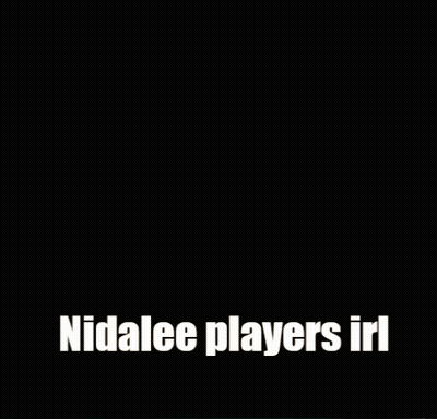 Woman With Text Nidalee Players IRL GIF
