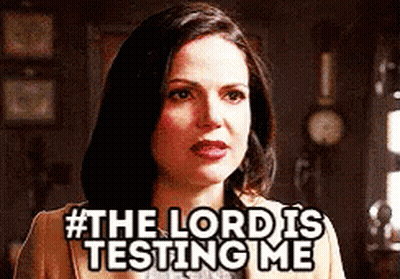Woman With The Lord Is Testing Me On Face GIF