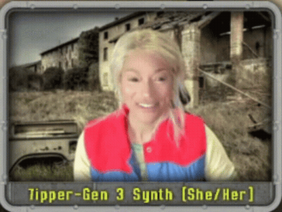 Woman With Tipper-Gen 3 Synth