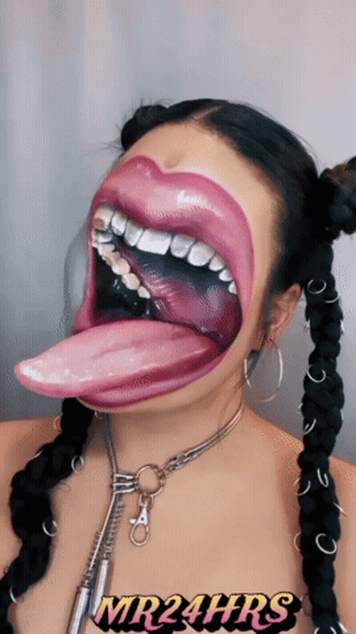 Woman With Tongue Out Mr24hrs GIF