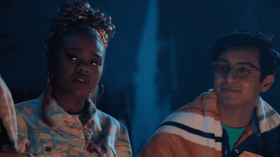 Woman With Towel Around Neck Smiling GIF