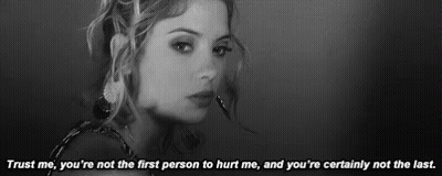 Woman With Trust Me Quote GIF
