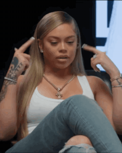 Woman With TT Tattoo GIF