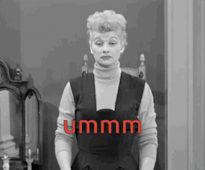 Woman With Ummm Above Her GIF