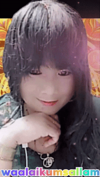 Woman With Waalaikumsalam GIF