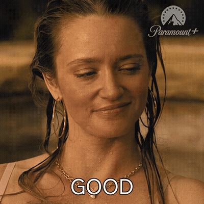 Woman With Wet Hair Paramount Logo GIF