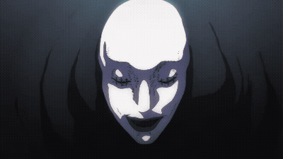 Woman With White Face GIF