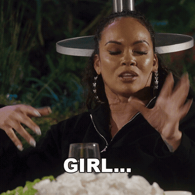 Woman With Wine Glass Saying Girl GIF