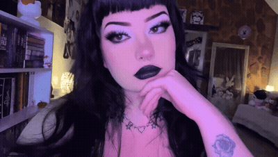 Woman With Wrist Tattoo Saying I Love You GIF