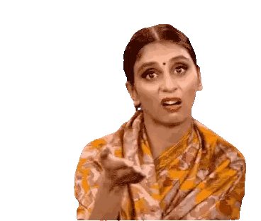 Woman With Yellow Scarf And Bindi Sticker