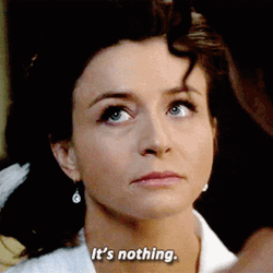 Woman Worried Its Nothing GIF