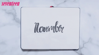 Woman Writing November GIF