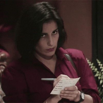 Woman Writing On Paper GIF