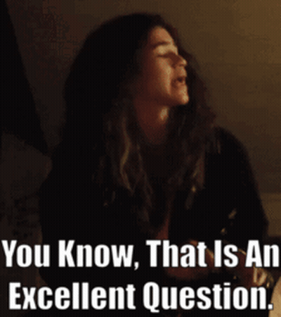 Woman You Know That Is An Excellent Question GIF