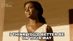 Woman You Need To Leave Be On Your Way GIF