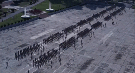 Women Cadet Marching GIF