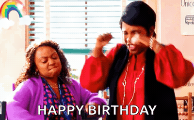 Women Celebrating Birthday GIF