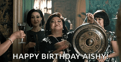 Women Celebrating Birthday With Gong GIF