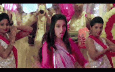 Women Dancing As Man Plays Trumpet GIF