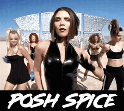 Women Dancing At Posh Spice Sign GIF