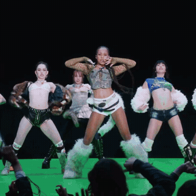 Women Dancing Green Screen Crop Top 99 GIF