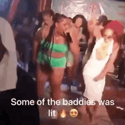 Women Dancing In Club Some Of The Baddies Was Lit GIF