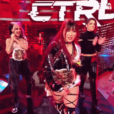 Women Dancing In Front Of Ctrl Sign GIF